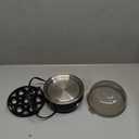 Elite Gourmet EGC115B Easy Egg Cooker Electric 7-Egg Capacity, Soft, Medium, Hard-Boiled Egg Cooker with Auto Shut-Off, Measuring Cup Included, BPA Free, Classic Black