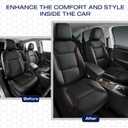 Skechers Memory Foam Car Seat Covers, Air Cool Mesh Thick Seat Covers,Car Seat Covers Front Seats Airbag Compatible, Automotive Comfort Protection for Most Cars,Van,Trucks, SUVs,Brown