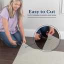 Veken 7x9 Ft Rug Pad Gripper for Hardwood Floors, Non Slip Rug Pads for Area Rugs, Thick Rug Grippers for Tile Floors, Under Carpet Anti Skid Mat, Keep Your Rugs Safe and in Place