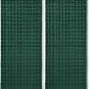 Jacquotha Waffle Hand Towels Set of 2 (Hunter-Green) Cotton, Quick Dry, Lint Free, 13 x 29, Bathroom Decor & Kitchen Towels