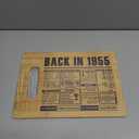 70th Birthday Gifts for Women, Men,70 Year Old Birthday Gifts Woman Man,70 Years Gifts for Dad, Mom Grandparents, Wedding Anniversary, Back In 1956 70s Birthday Decorations, Engraved Bamboo Cutting Board