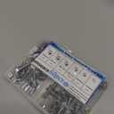 56 Pack Motorcycle Battery Terminal Nuts and Bolt Kit M6 x 10 mm 12 mm 16 mm 20 mm Bolt Square Nut Kit Stainless Steel Motorcycle Battery Screw and Nut - Perfect for ATV Bike Scooter