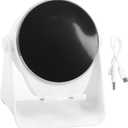 Fockety Wireless Induction Speaker, 5.3 Speaker with Magnetic Charging and 300 Rotatable Base, RGB Mood Light for Tablets, Home Office Travel Gifts (White)