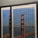 PEALSN 22.375 x 34 Poster Frame Set of 2, Display Pictures 20 x 30 with Mat or 22.375 x 34 without Mat, Poster Frames 22.375 x 34 inches for Wall Mounting Display, Black