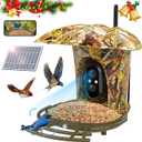 PALONE Smart Bird Feeder CameraSolar PoweredAnimal Watching Camera Wireless Outdoor, 1080P HD, 7W Solar Panel Species, House with 64G Card for Bird Lover