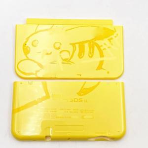 Top Bottom Front Back Housing Shell Case Cover Replacement for New 3DS LL XL Faceplate Cover (Yellow)