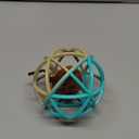 Squeaky Mouse Ball Cat Toy with Simulated Sound, 4.3in Mouse Ball Cage, Squeky Balls for Cats to Play With Indoor, Interactive Plastic Squeak Funny Toys Best for Playing Chasing Chewing Training