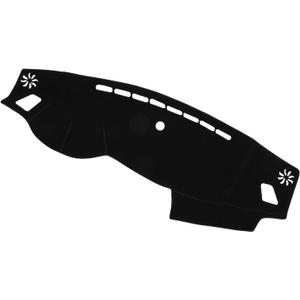 Motoforti Car Dashboard Cover Mat Compatible for Kia Optima 2016-2020, Protective Polyester Black Center Console Interior Trim Dash Board Mat Long-Lasting