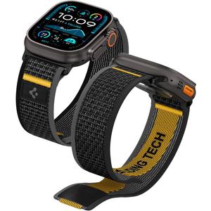 Spigen for Apple Watch Band, Compatible with Ultra 3/2/1 49mm, Series 11/10 46mm, 9/8/7 45mm, SE3/SE2/SE/6/5/4 44mm, 3/2/1 42mm (Active Black)