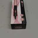 FARERY Mini Curling Iron 1 Inch, 100-240V Dual Voltage for Travel, Ceramic Curling Iron Travel Size with Keratin & Argan Oil Infused, Mini Hair Curler with Storage Bag, Rose-Gold