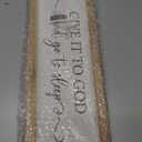 Comurdyo Love Theme Always Kiss Me Goodnight Sign 16"6" Romantic Couple Small Wood Frame for Framed Modern Farmhouse Master Bedroom Above bed Plaque Horizontal Wall Art Decor (Black)