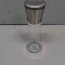 Mason Mills Stainless Steel Salt and Pepper Grinder - Single Glass and Stainless Steel Mill - Large Capacity Shaker - Top Loading Design