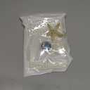 JELUTAR 6 Pcs Starfish Hair Clips Set, Mermaid Costume Accessories with Face Body Glitter and Pearl Stickers for Women, Perfect for Halloween and Cosplay (Mix Glitter Combo)