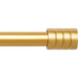 Gold Curtain Rods for Windows 30 to 52 Inch,3/4 Inch Curtain Rod Set For Indoor and Outdoor,Easy to Install