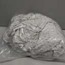 Entisn Baby Crib Sheets 2 Pack, 28 x 52 Inch Minky Dot Fitted Crib Mattress Sheet for Boys and Girls, Soft and Warm Fleece Nursery Bedding for Standard Toddler Bed Mattresses (Light Grey)