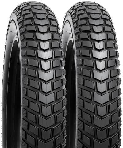 2-PCS 26" Heavy Duty Fat E-Bike Tires 26 x 4.0/98-559 Compatible with 26x4.0 26x4 E-Bike All-Terrain Directional Tread Bicycle Tires(Y-1140)