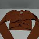 Seamless Top Dark Brown M