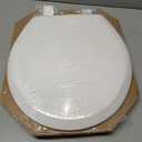 Mayfair NextStep2 Toilet Seat with Built-In Potty Training Seat, Slow-Close, Removable that will Never Loosen, Round, White