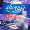 Always Discreet Adult Incontinence Pads for Women, Drier, 6 Drop Long Length, Extra Heavy Absorbency, Pads for Bladder Control Management, Bladder Leaks, & Postpartum Pads, 112ct