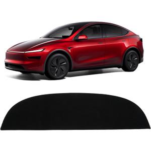 KUST Black Dash Cover Compatible with Tesla Model Y Juniper 2025 2026 Polyester Dashboard Cover Dash Carpet Non-Slip Interior Accessories for Model Y Juniper Custom Fit Dash Mat No Glare