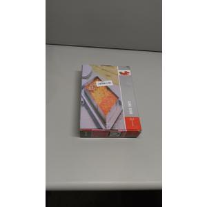 QWORK Stainless Steel Sheet Pan Extender, Adjustable Cake Mold Ring, Half Size, Square, 1 Pack