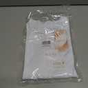 Women's Sleeveless Crew Neck Bodysuit Top Sexy Slim Summer Stretch Tank Top (White, XL)