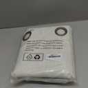 YoungsTex Ivory Linen Curtains 63 Inch Length for Living Room Window, Light Filtering Drapes Rustic Semi Sheer with Bronze Grommet Privacy for Bedroom Farmhouse Decorative, 52 x 63 Inch, 2 Panels