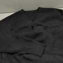 Verdusa Women's Fall Sweaters Wrap Long Sleeve Knit Cozy Sweater V Neck Airport Outfits (Large, Black)