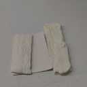 Pcavin Thigh High Socks for Women Cable Knit Over the Knee Boot Socks, Long Warm Leg Warmers Winter