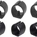 uxcell Chair Glides Tubing Pipe Foot Round U-Shape Plastic Caps 20mm and 28mm Dia 40 pcs