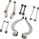 10pc Front Control Arm Ball Joint Suspension Kit Replacement RK641965 RK641964 Replacement for A4 A5 RS5 S4 S5 Q5 2012-2016