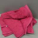 GLAMBURG Ultra Soft 3 Pack Cotton Towel Set, Contains a Bath Towel 28x55 inch, a Hand Towel 16x24 inch & a Wash Coth 12x12 inch, Ideal Everyday use, Compact & Lightweight - Hot Pink