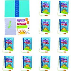 Fun Express Prayer Journal Craft Kit for Kids - DIY Journaling Supplies & Arts and Crafts for Kids Ages 8-12 | Sunday School Crafts & Bible Crafts | Makes 12 Journals | Perfect Gifts for Girls 8-12