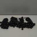 100Pcs Ball Bungee Cords, 5.9 Inch Heavy Duty Tarp Bungee Cords with Balls, Black Elastic Bungees Ball Cords for Secure Hold Outdoor Camping Tents Cargo Holding with UV Resistant