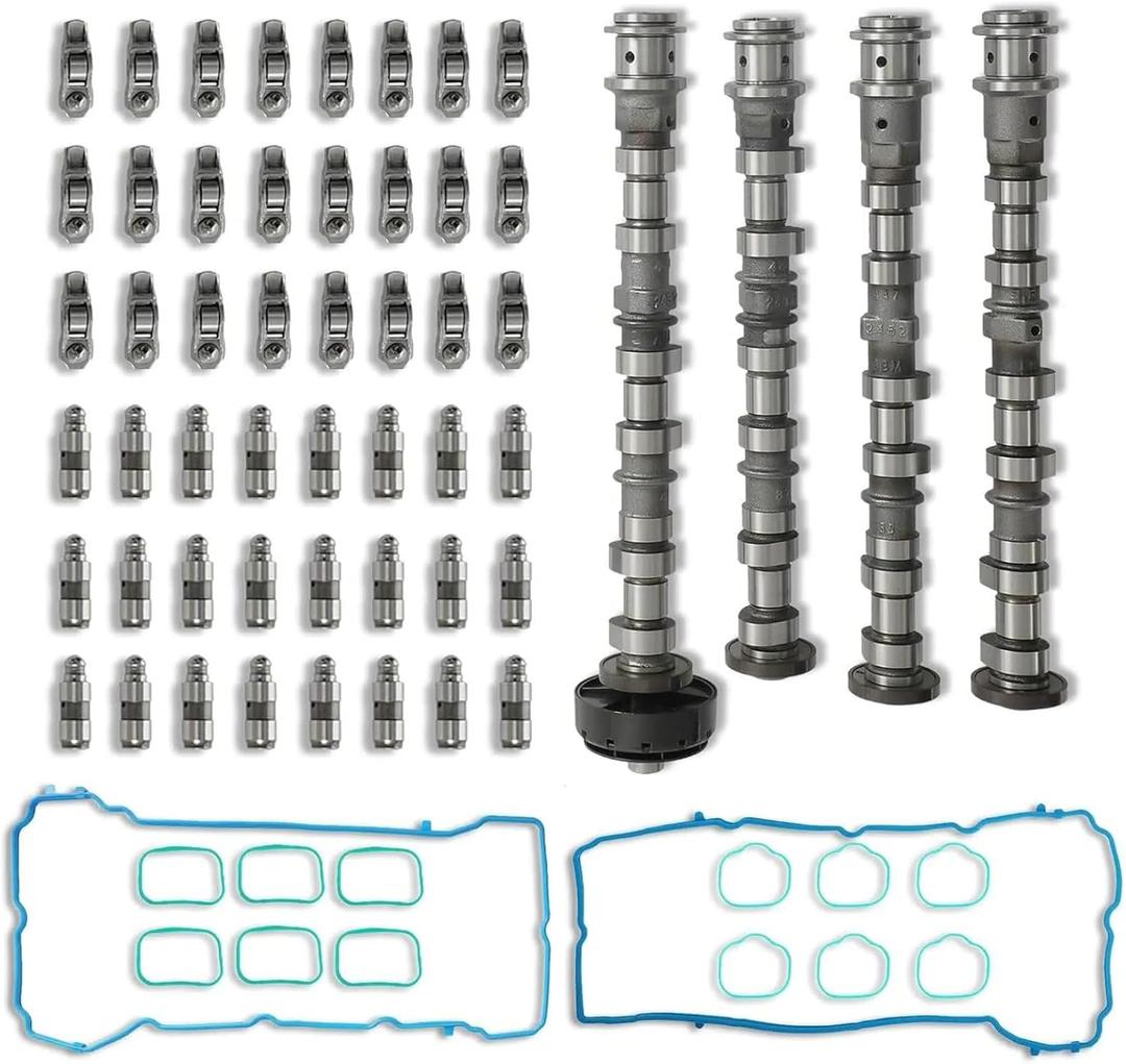 3.6L Camshaft Kit with 24 Rocker Arm Valve Lifters and Seals for 11-16 Jeep