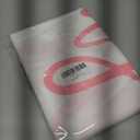 AQYIP Coquette Pink Bow Christian Tapestry Wall Hanging, God Says I Am Inspirational Bible Verse Tapestry Decorative, Pink Girly Christian Wall Decor for Room, 50x60 Inch