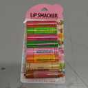 Lip Smacker Original & Best Holiday Flavored Lip Balm Party Pack, Oatmeal Cookie, Vanilla, Mango, Watermelon, Tropical Punch, Cotton Candy, Kiwi, Strawberry, Clear (1 Count (Pack of 8))