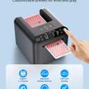 ADZERD Automatic Card Dealer Machine - Rechargeable for 1/2/3 Decks, 1-12 Players, Adjustable Dealing Distance, Quiet, 360 & 180 Rotation, Compatible with Poker, UNO, Bridge, Blackjack & More
