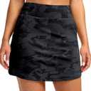 SANTINY Golf Skirts for Women 4 Pockets with Short High Waisted Stretchy Tennis Skirt Athletic Skorts for Woman Casual Summer (Gray, S)