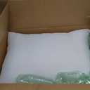 Amazon Basics Down Alternative Bed Pillows and Pillow Protector Case Set, Medium Density, Standard Size 26" x 20", Hypoallergenic, Microfiber, Washable, White, 2-Pack