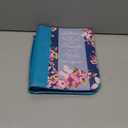 Bible Cover Case for Women PU Leather Woman Book Carrying Bag Bible Study Sipples Accessories with 7pcs Paper Bookmark Journaling Kit Christian Gifts