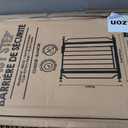 Regalo Safety 29-38.5" Baby Gate for Doorways & Bottom of Stairs, Pressure Mounted Baby Gate with Door for Babies, Toddlers & Pets, Tested & Safe for 30 Years, American Designed, American Owned, White