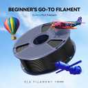 SUNLU Large Spool 3KG PLA Filament, 3D Printer Filament PLA 1.75mm, Less Stringing Good Layer Adhesion High Toughness, Big Roll Filament, 3kg Spool(6.6 lbs), Blue
