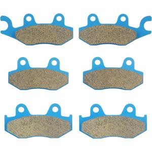 Front & Rear Ceramic Brake Pads Set for Yamaha YFZ 450 2006-2011, and 2017, YFZ 450R 2009-2022, 3 sets Front and Rear Brake Pads
