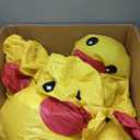 Hungdao 5 Feet Giant Inflatable Duck Huge Rubber Duck Large Blow up Inflatable Pool Float for Adult Summer Beach Swimming Pool Party Decoration