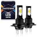 Dechiramo Compatible for Ram ProMaster 1500 2500 3500 High beam or Low beam(2014-2023),10000LM 6500K Cool White, H7 Hi/Lo Beam,Plug and Play,Turn signal bulbs.(Pack of 2)