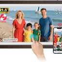 Frameo Digital Picture Frame with 1080P IPS Touch Screen HD Disply,21.5 Inch Large Digital Photo Frame, 32GB WiFi Frame with Swivel Mount,Send Photos Instantly from Anywhere with via App
