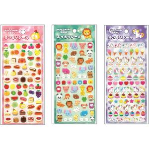 Lemon Seal, Plump Seal, 3 Patterns x 4 Sheets, 887406x12 Set