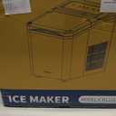 Ice Makers Countertop, 26.5Lbs/24H Ice Machine with 2 Sizes Bullet Ice, 9 Ice Cubes Release in 6 Mins, Self-Cleaning Portable Ice Maker with Ice Scoop and Basket for Home Kitchen Office Bar RV