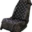 Sprints Athletic Running Towel, Full-Sized, Car Seat Cover - Performance Microfiber (Paisley Probs)